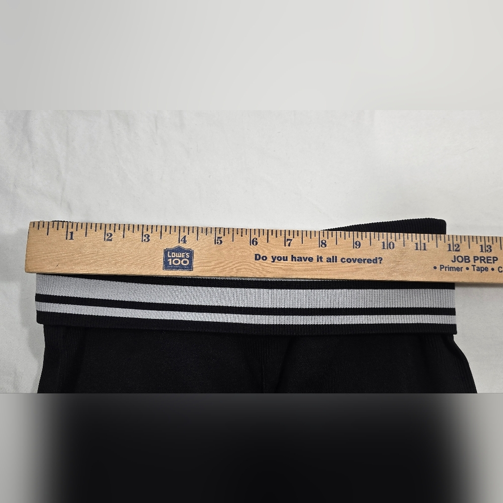 Victoria’s Secret PINK Roll Top Leggings Women's Small Black NWOT - Picture 4 of 11